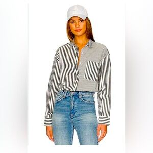 Pistola Millie Striped Shirt. Size S
